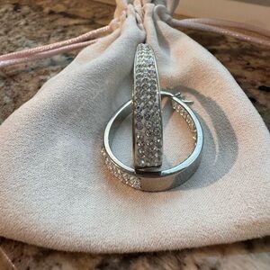 Diamond Hoop Earrings